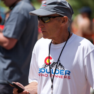 Bruce making sure everyone is in order