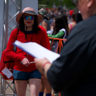 Jeannie at the Pro Start